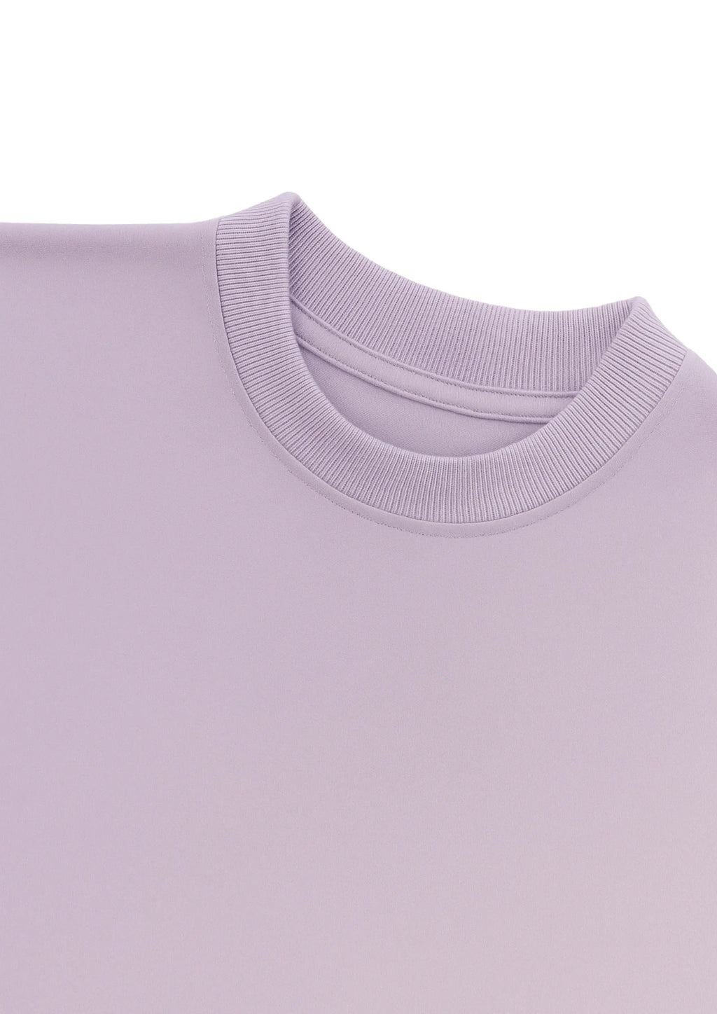 Lilac Plain Oversized T-shirt for Men