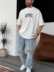 Usc Printed Oversize T-Shirt