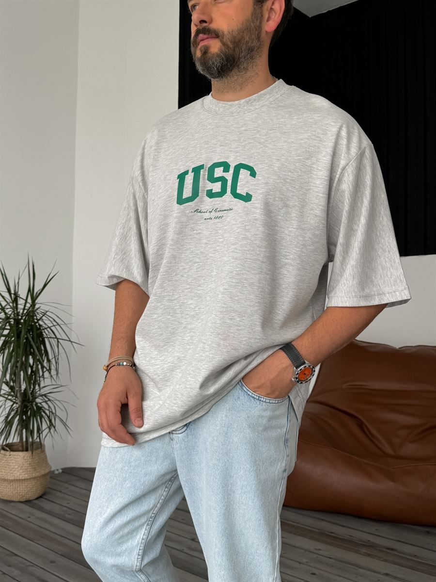 Usc Printed Oversize T-Shirt