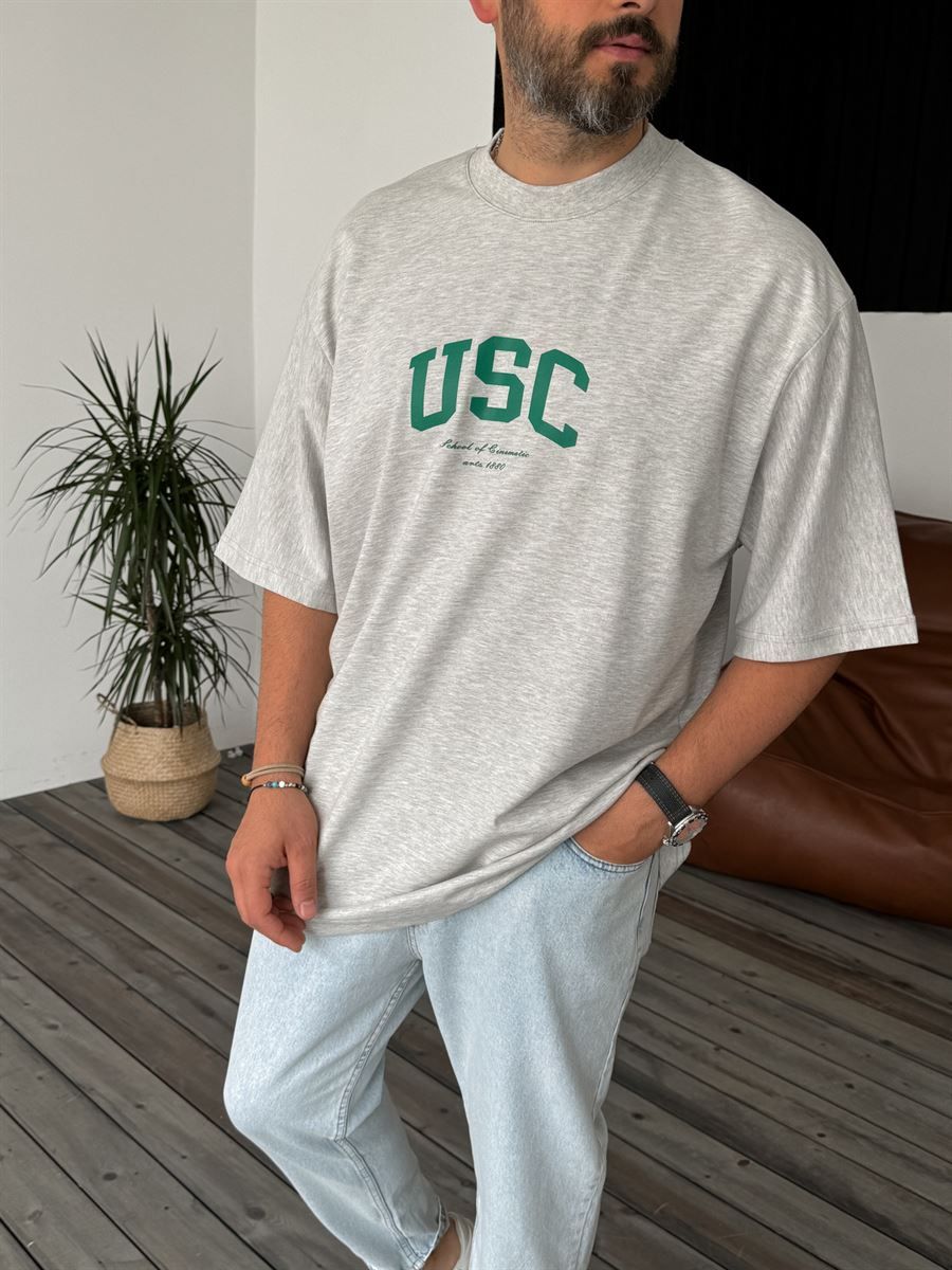 Usc Printed Oversize T-Shirt