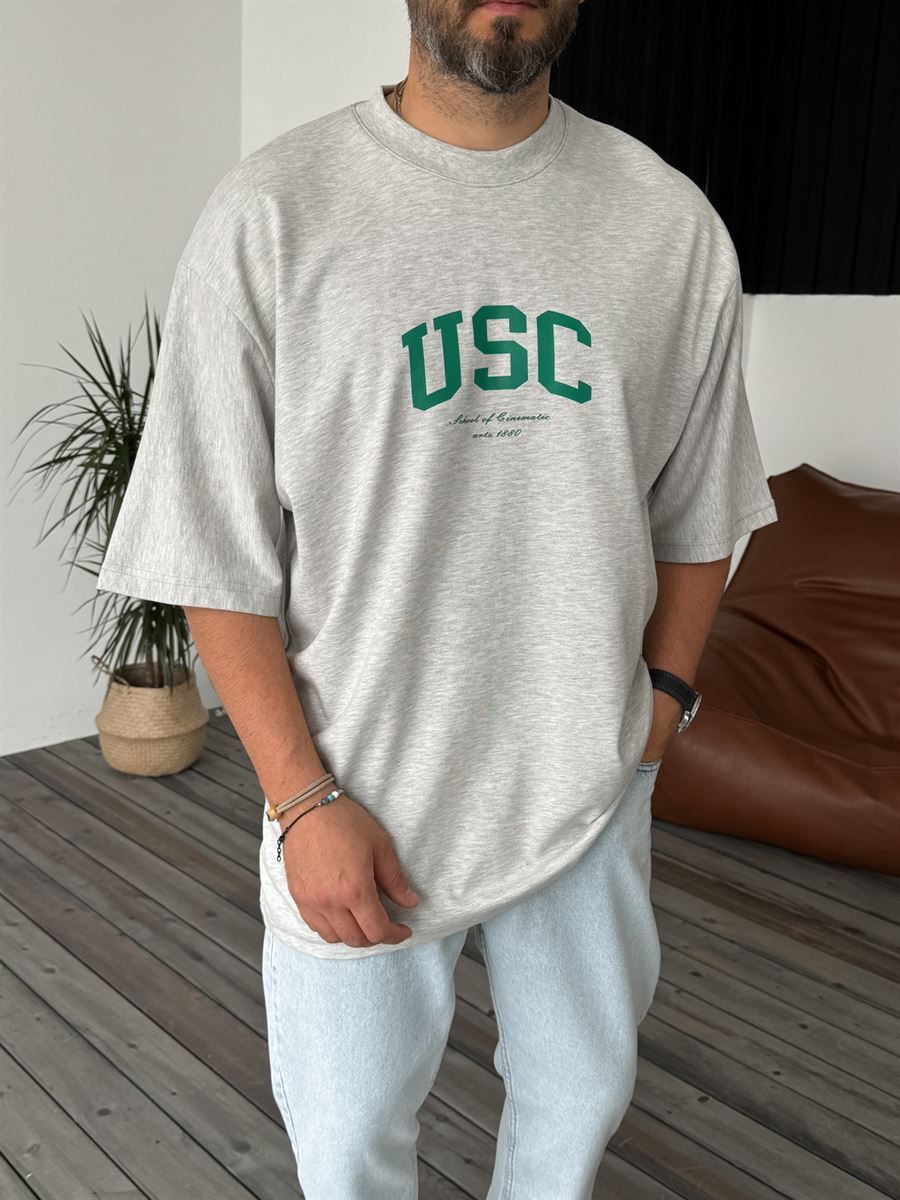 Usc Printed Oversize T-Shirt