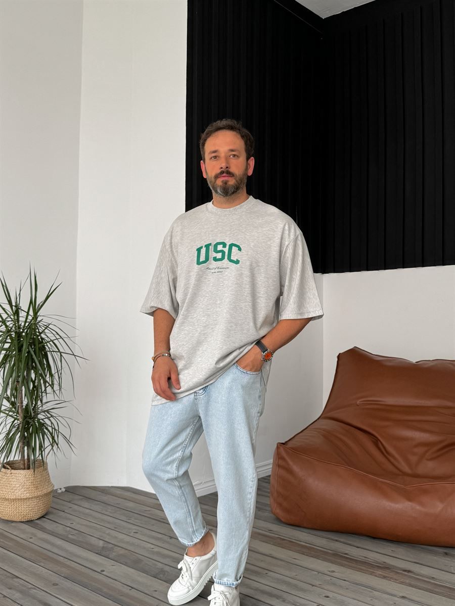 Usc Printed Oversize T-Shirt