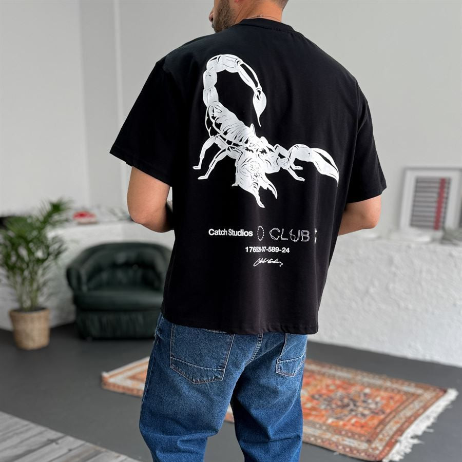 Scorpion Printed Oversize T-Shirt