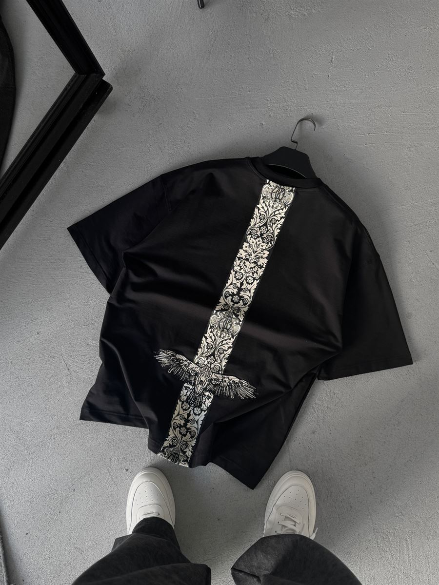Black Fell Eagle Over-size Tees