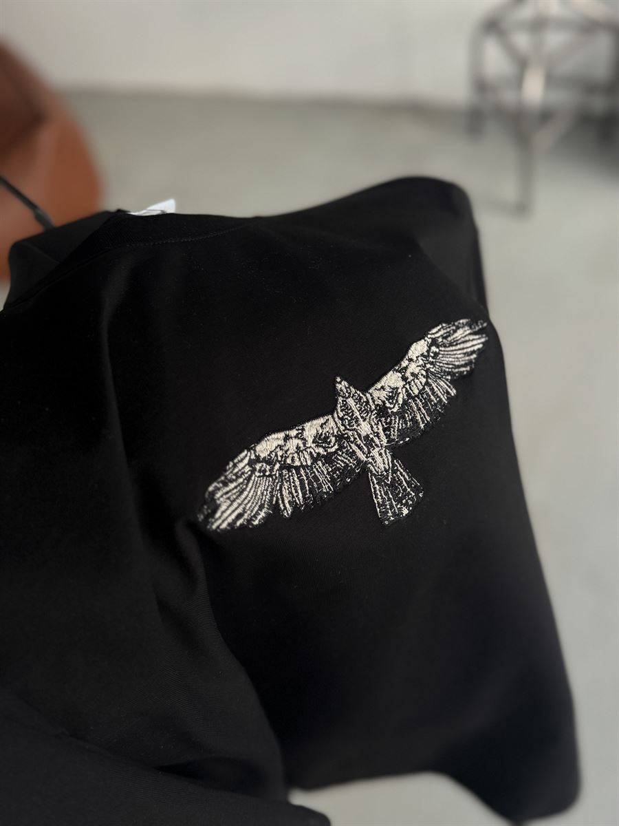 Black Fell Eagle Over-size Tees