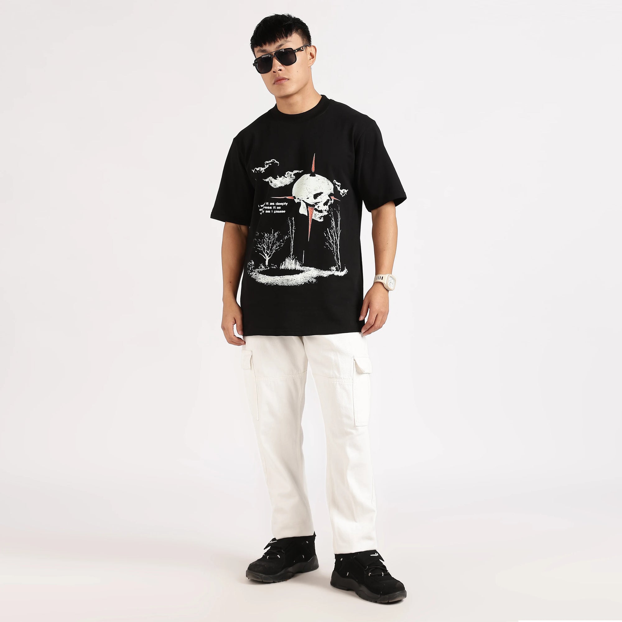 Skull Over-Size Tees