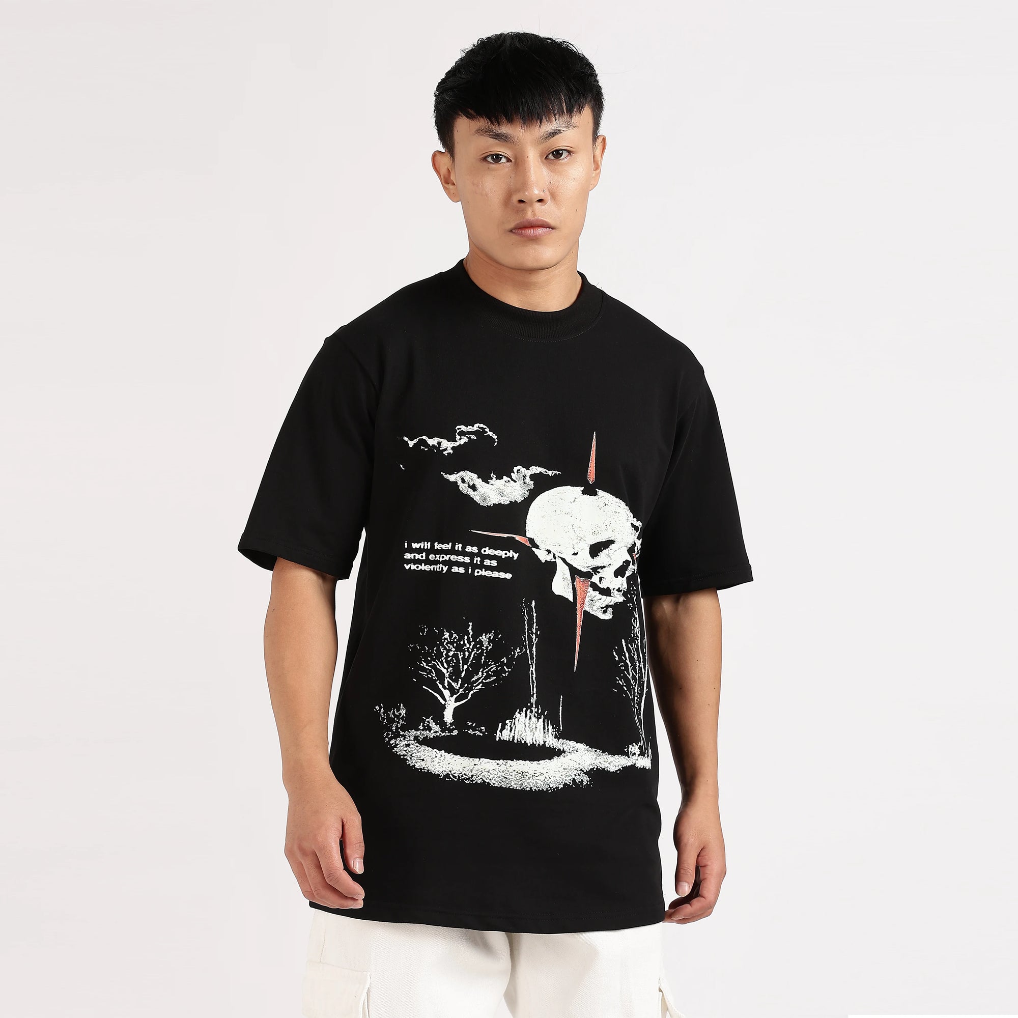 Skull Over-Size Tees