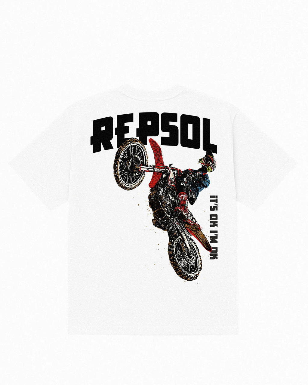 R-Cross Printed Oversize T-Shirt