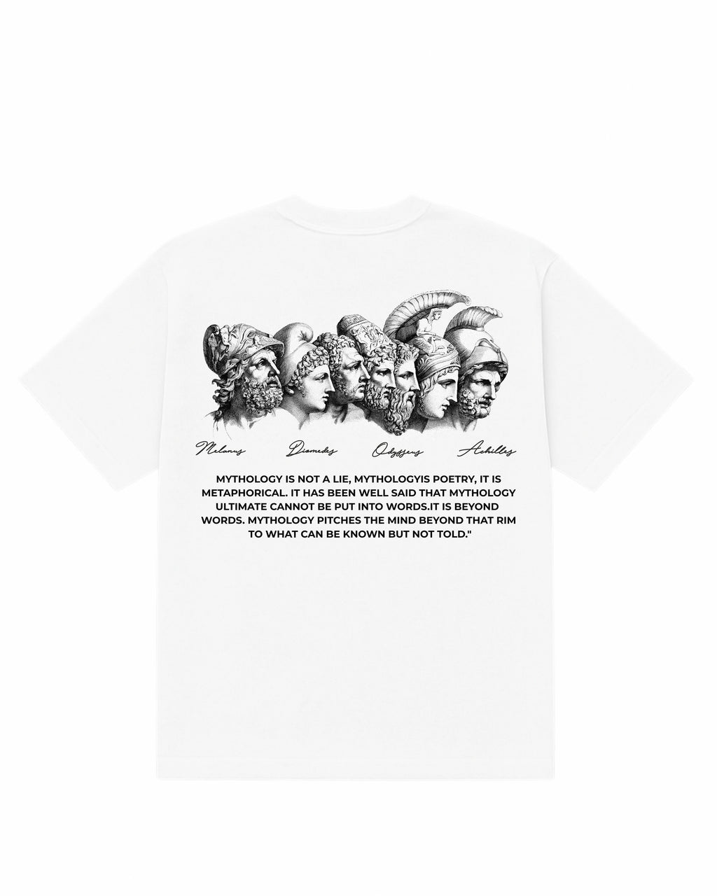 White Mythology Printed Oversize T-Shirt