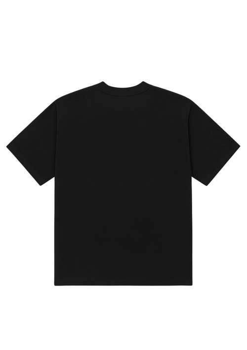 Black Plain Oversized T-shirt for Men