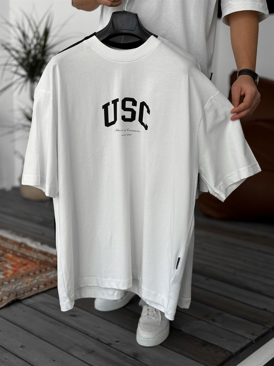 Usc Printed Oversize T-Shirt