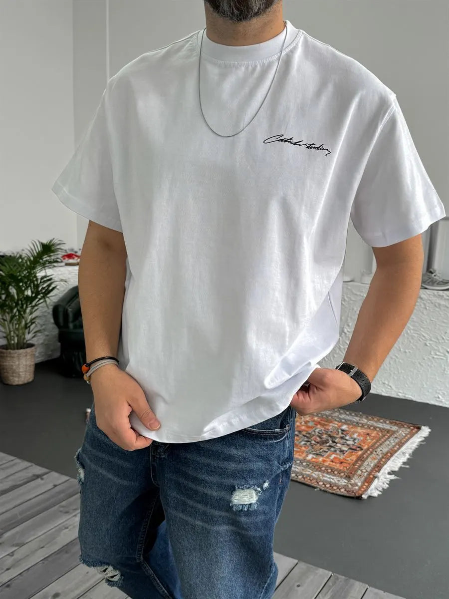 Scorpion Printed Oversize T-Shirt