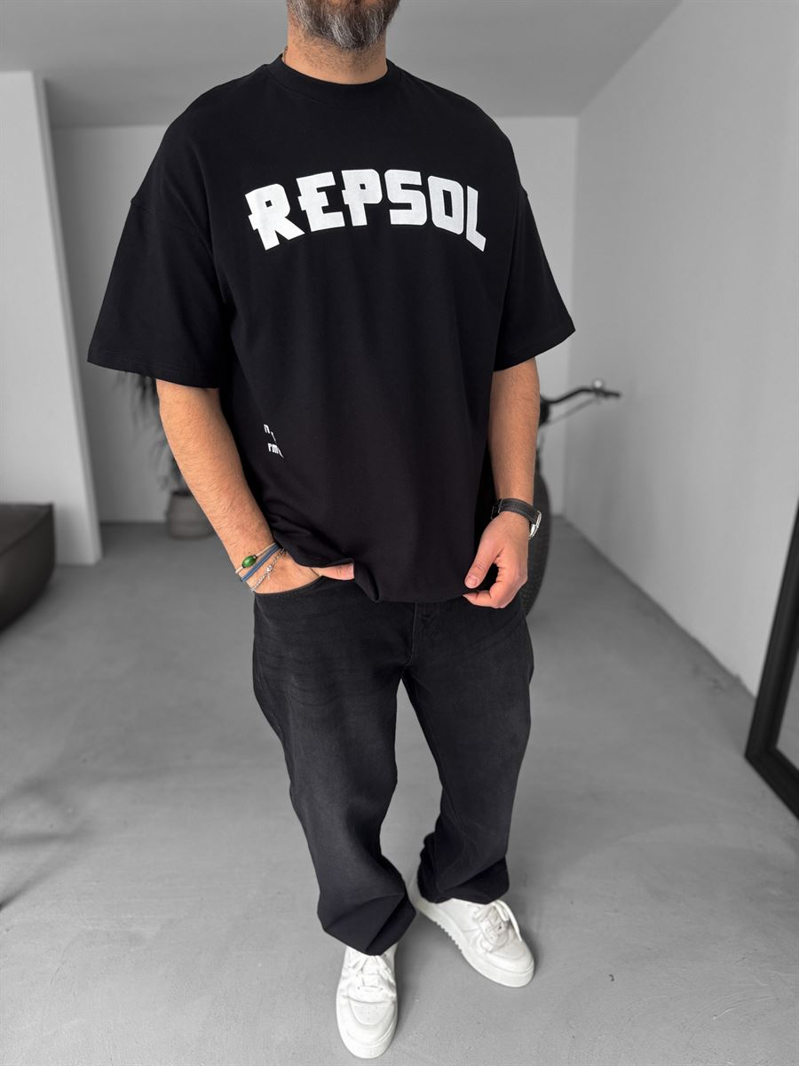 R-Cross Printed Oversize T-Shirt