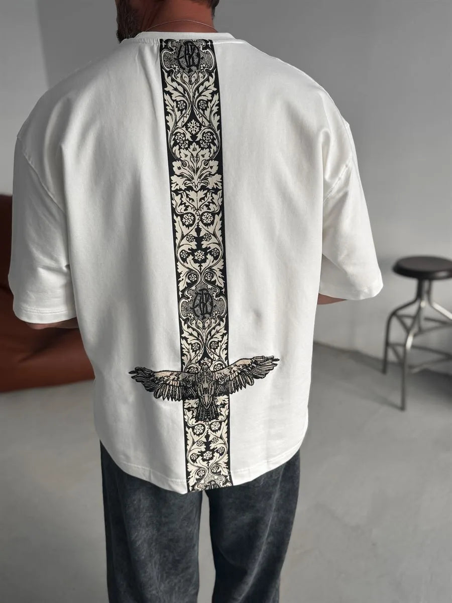 Black Fell Eagle Over-size Tees