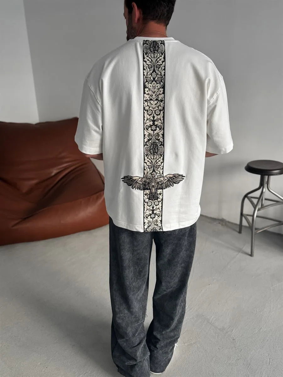 Black Fell Eagle Over-size Tees