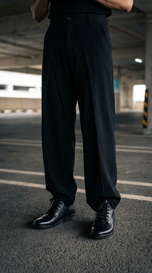 Korean Pants - Black