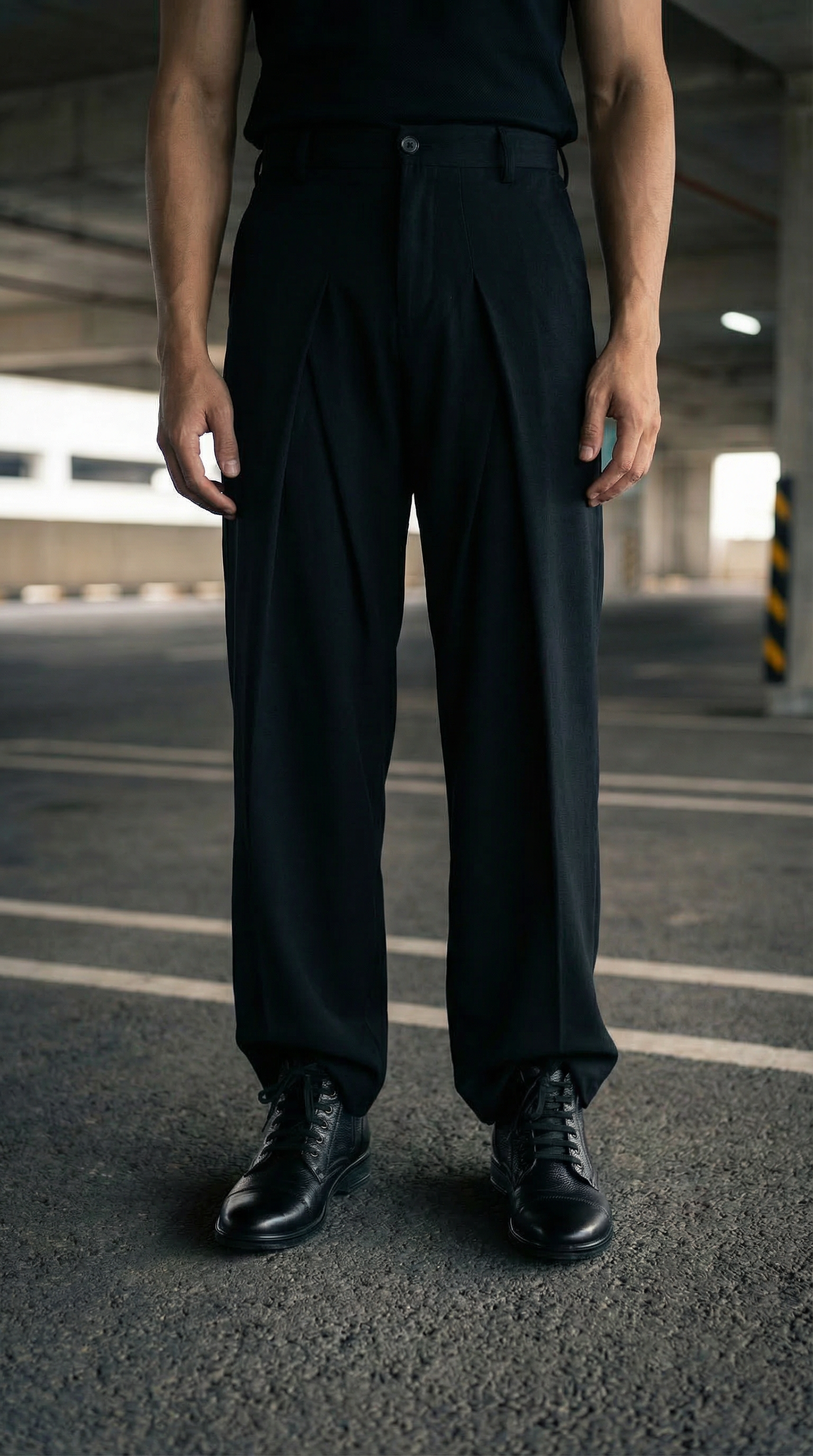 Korean Pants - Black