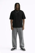 Black Plain Oversized T-shirt for Men
