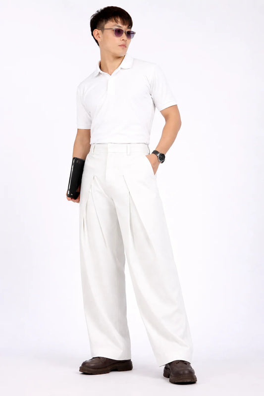 Korean pants - white